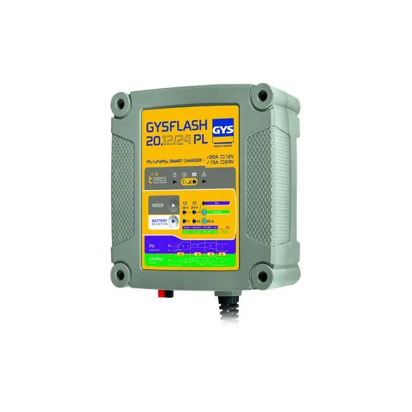 Chargeur de batterie GYSFLASH 20.12/24 PL | GYS