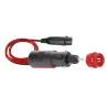 Kit connectique GYSFLASH F5 - Flash/Allume-cigare (0,45&nbsp;m)