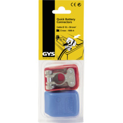 2 Cosses batterie connexion rapide VL/PL (+ & -) pour câble