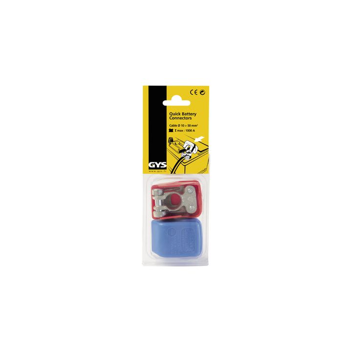 2 Cosses batterie connexion rapide VL/PL (+ & -) pour câble