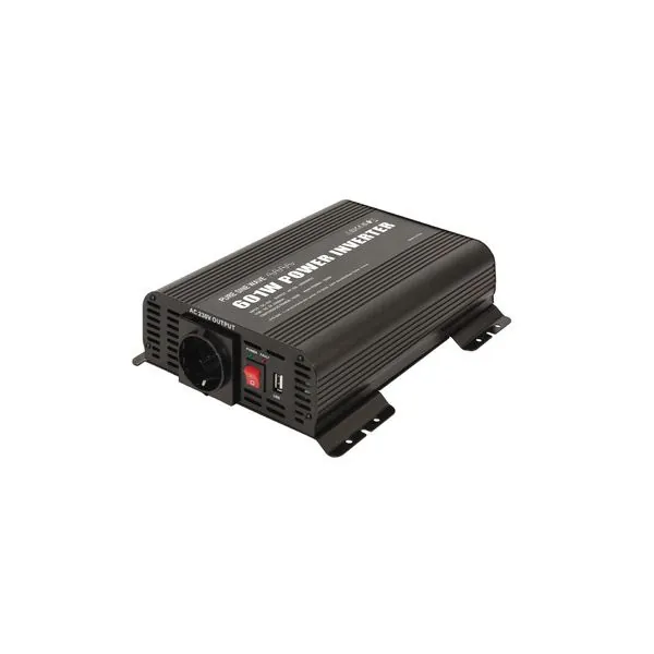 Convertisseur DC/AC 600&nbsp;W - PSW 601W - 12V + Télécommande