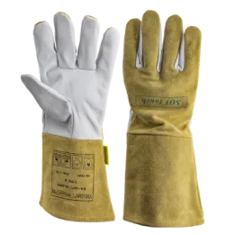 Gants de soudage renforcés en croute de cuir bovin (Taille