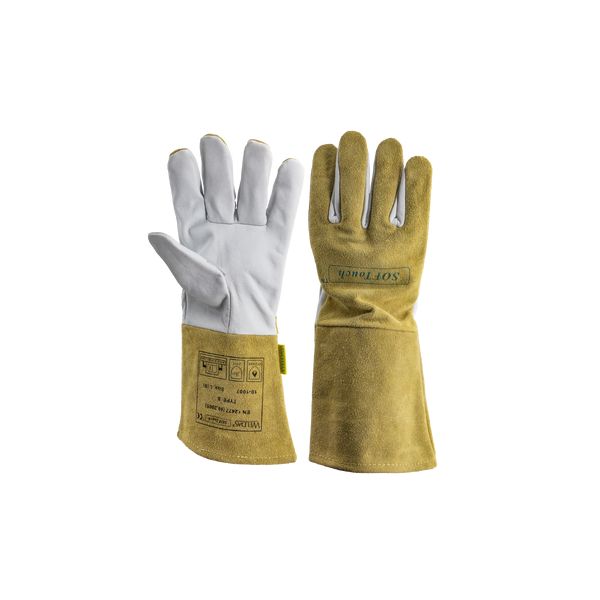 Gants de soudage renforcés en croute de cuir bovin (Taille