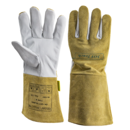 Gants de soudage renforcés en croute de cuir bovin (Taille