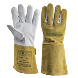 Gants de soudage renforcés en croute de cuir bovin (Taille