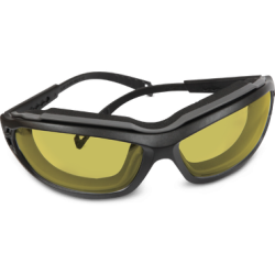 Lunettes de protection luxe jaune - brochable | TOPARC