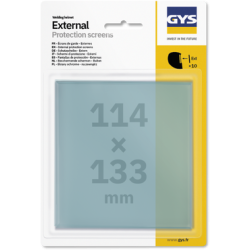 10 Écrans masque externes 114 x 133 mm - GYSMATIC