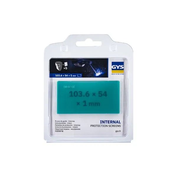 5 Écrans masque internes 103,6 x 54 x 1&nbsp;mm - EXPERT 9-13