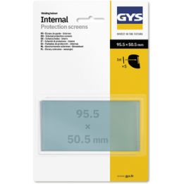 5 Écrans masque internes 95,5 x 50,5 mm - TECHNO 9-13 | GYS