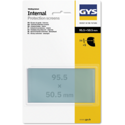5 Écrans masque internes 95,5 x 50,5 mm - TECHNO 9-13 | GYS