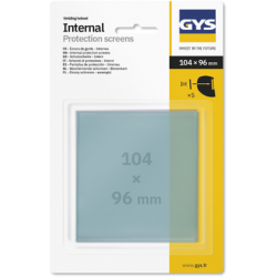 5 Écrans masque internes 104 x 96 x 1 mm -