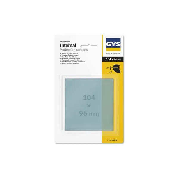 5 Écrans masque internes 104 x 96&nbsp;x&nbsp;1&nbsp;mm -