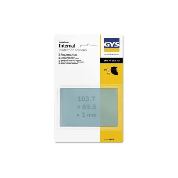 5 Écrans masque internes 103,7 x 69,5&nbsp;x&nbsp;1&nbsp;mm -