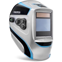 Masque de soudage LCD ERGOTECH+ 5/9 - 9/13 Silver True