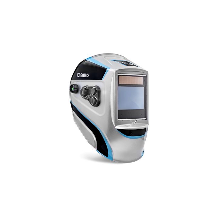 Masque de soudage LCD ERGOTECH+ 5/9 - 9/13 Silver True