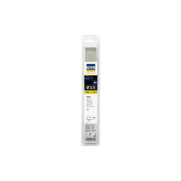 10 Électrodes enrobées inox 308L Ø 2,5 mm | Mesure & Traçage | Ekibat