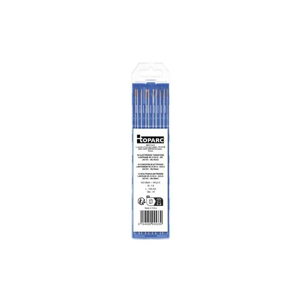 10 Électrodes tungstène WL15 Ø 1,6 mm - | Mesure & Traçage | Ekibat