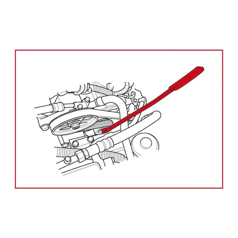 Clé pour courroie de distribution de VAG avec vis TORX® KSTOOLS 150.1229 | 150.1229