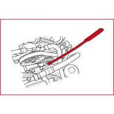 Clé pour courroie de distribution de BMW et Mercedes avec vis TORX® KSTOOLS 150.1234 | 150.1234