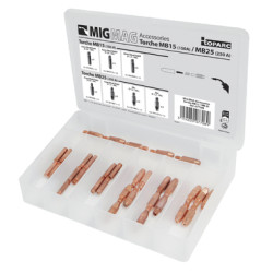 Coffret tubes contact pour torches MIG/MAG MB15 / MB25 v2 |
