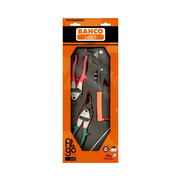 BAHCO Module mousse Fit&Go 1/3, Pince à rivets & cisailles