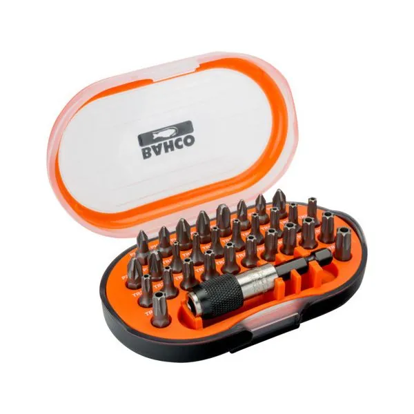 BAHCO Jeu d’embouts 1/4" pour vis Phillips/Pozidriv/TORX®