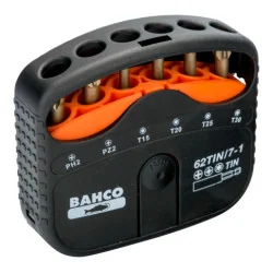 BAHCO Jeu d’embouts à torsion en titane 1/4" pour vis