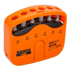 BAHCO Jeu d’embouts 1/4" pour vis Phillips/Pozidriv/TORX®,