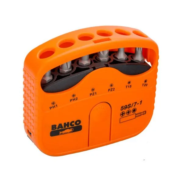 BAHCO Jeu d’embouts 1/4" pour vis Phillips/Pozidriv/TORX®,