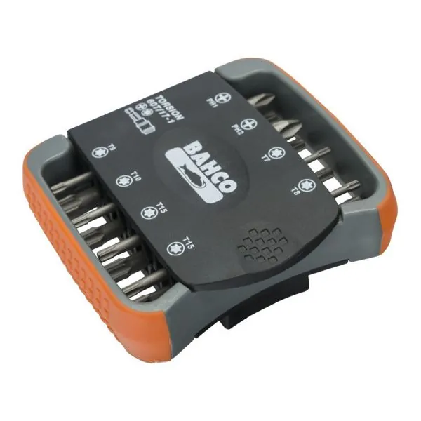 BAHCO Jeu d’embouts à torsion 1/4" pour vis Phillips/TORX®,