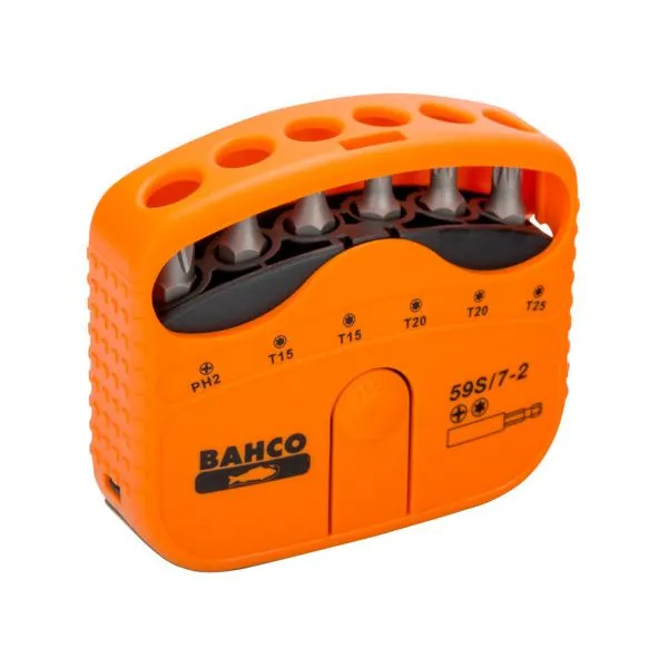 BAHCO Jeu d’embouts 1/4" pour vis Phillips/TORX®, 22&nbsp;mm x