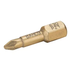 BAHCO Embout à torsion diamant 1/4" pour vis Pozidriv PZ2,