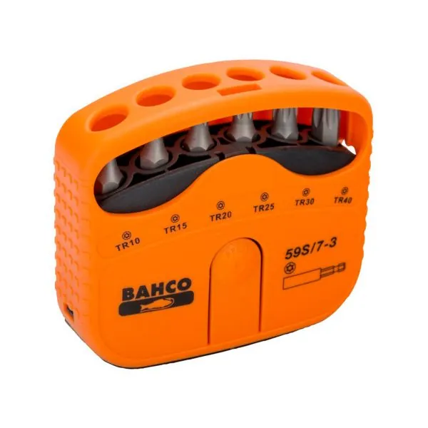 BAHCO Jeu d’embouts 1/4" pour vis TORX® Tamper 22&nbsp;mm x