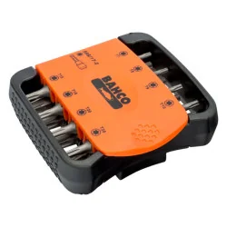 BAHCO Jeu d’embouts 1/4" pour vis TORX® 27&nbsp;mm x 73&nbsp;mm x