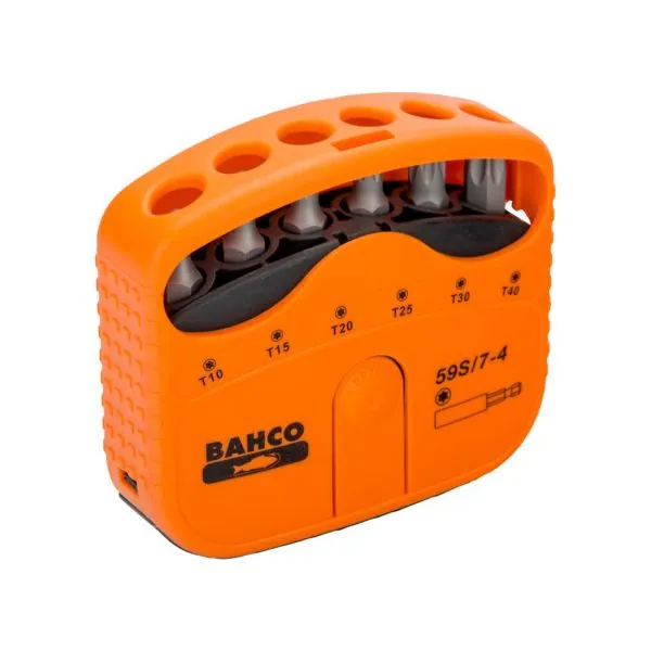 BAHCO Jeu d’embouts 1/4" pour vis TORX®, 22&nbsp;mm x 65&nbsp;mm x