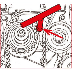 Clé pour galets tendeurs - Fiat KSTOOLS 150.1254