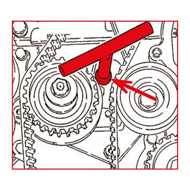 Clé pour galets tendeurs - Fiat KSTOOLS 150.1254 | 150.1254