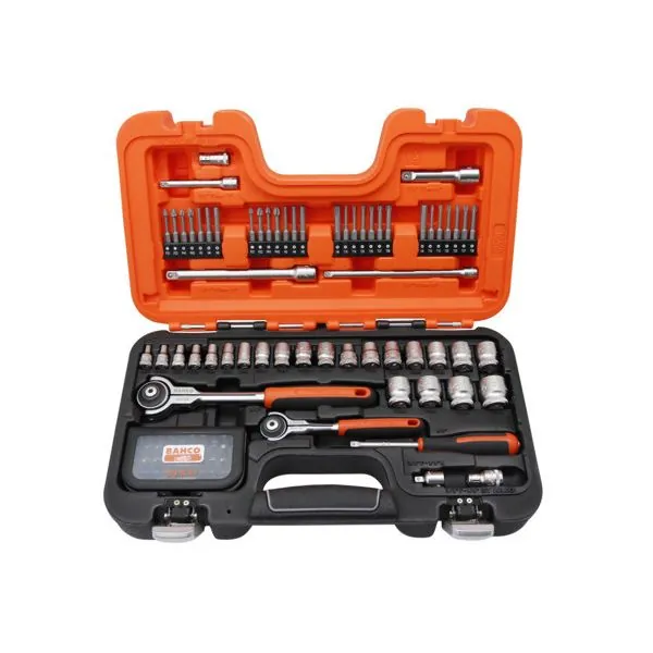 BAHCO Coffret de douilles 1/4"-3/8" entrainement carré, 6