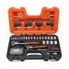 BAHCO Coffret de douilles 1/4"-3/8" entrainement carré, 6