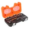BAHCO Jeu de douilles 6 pans 1/4", dimensions métriques, et