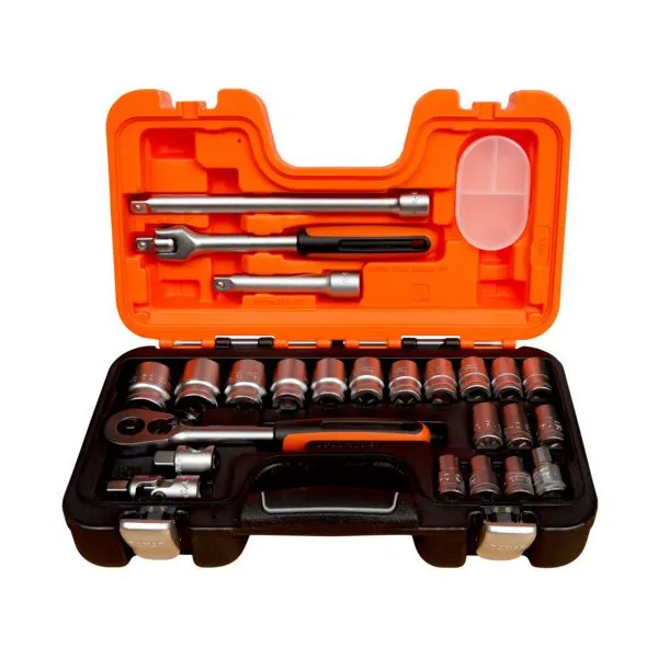 BAHCO Jeu de douilles à carré conducteur 1/2" avec profil