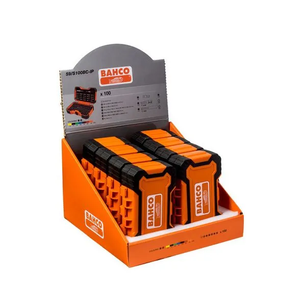 BAHCO Jeu d’embouts 1/4" pour vis à