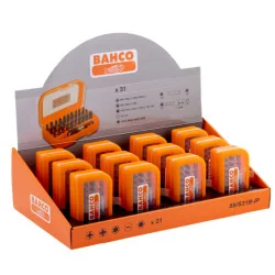 BAHCO Jeu d’embouts 1/4" pour vis à