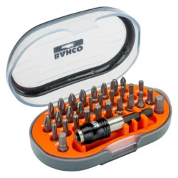 BAHCO Jeu d’embouts de torsion 1/4" pour vis à