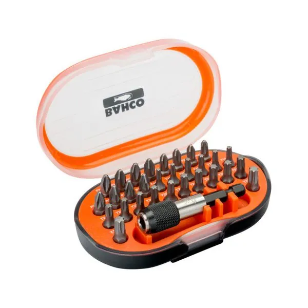 BAHCO Jeu d’embouts 1/4" pour vis Phillips/Pozidriv/TORX®,