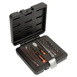BAHCO Jeu de douilles 1/4" avec profil 6 pans dimensions