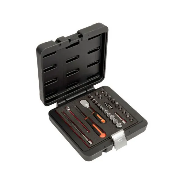 BAHCO Jeu de douilles 1/4" avec profil 6 pans dimensions