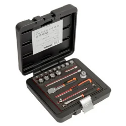 BAHCO Jeu de douilles 1/4" avec profil 6 pans dimensions