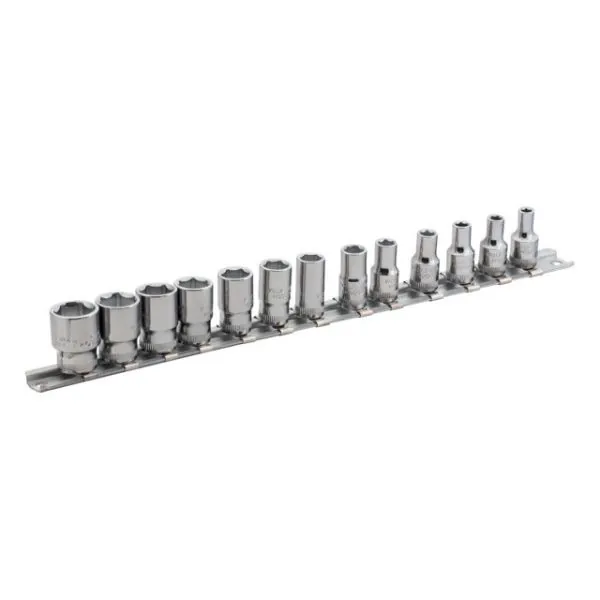 BAHCO Jeu de douilles 1/4" avec profil 6 pans dimensions