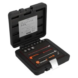 BAHCO Jeu de douilles 1/4", avec profil 6&nbsp;pans dimensions